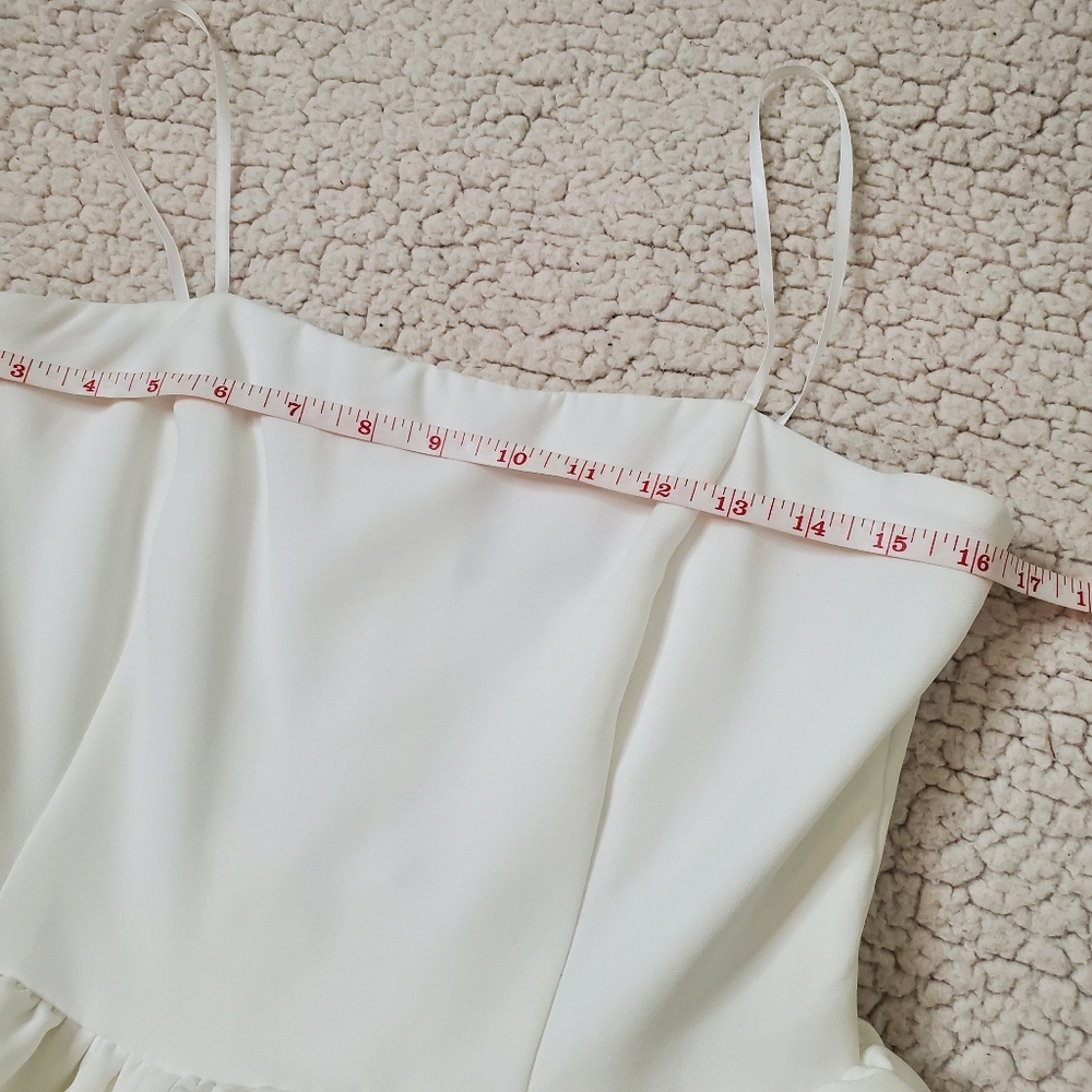 NWOT DO+BE Puffy Ruffles Strapless Top Size L Bubble Hem - Picture 16 of 16